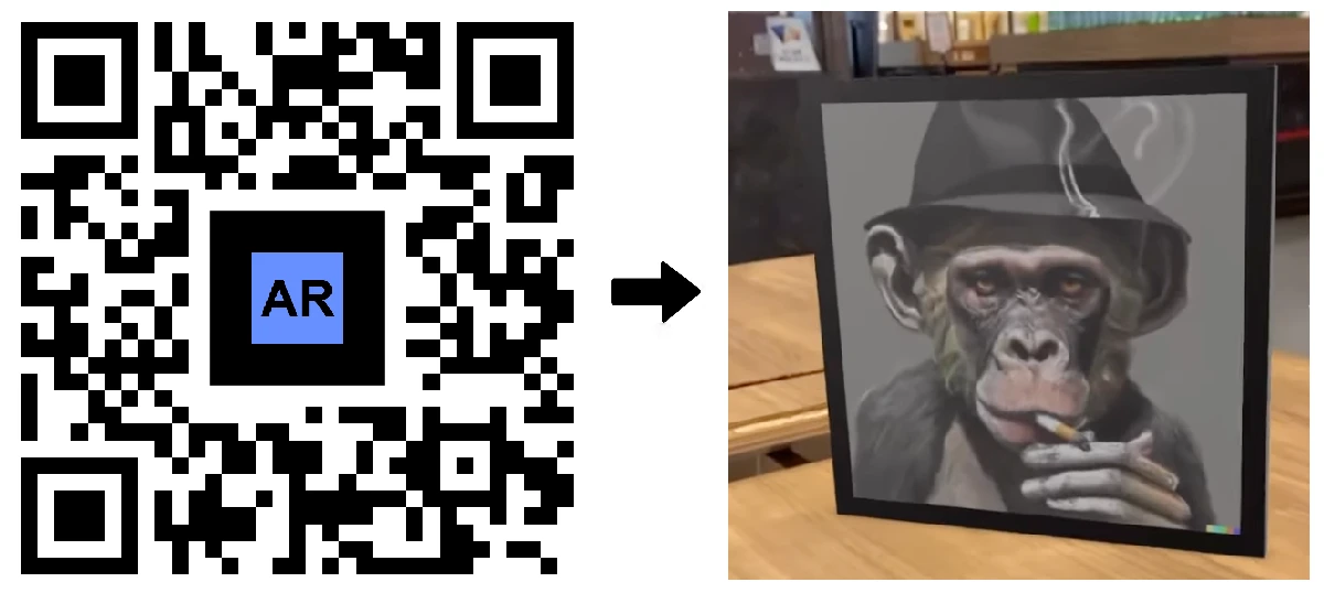 Ar решение. Прикольные QR коды эффект для видео Стар. Photo 30kb 1920x226 </code> hacer.