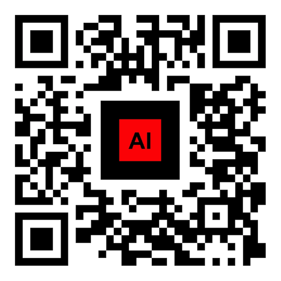 ai qr code painting museum