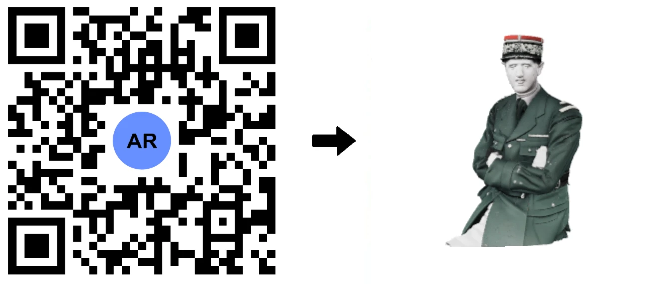 Charles de Gaulle Representation – AI-Created 3D Bust