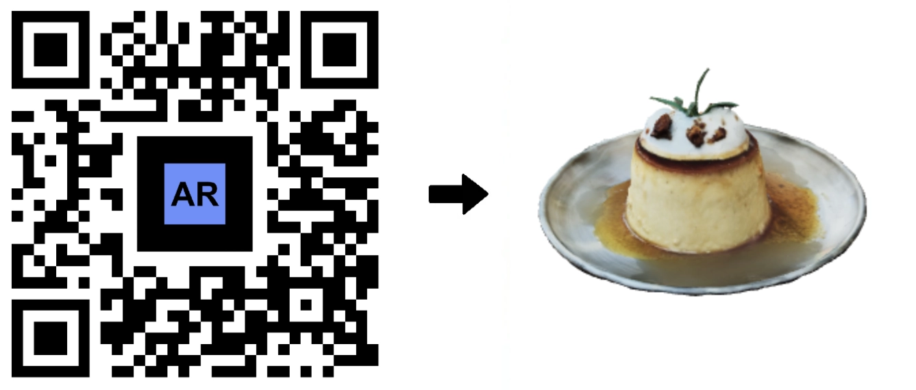 AR Code Object Capture Dessert