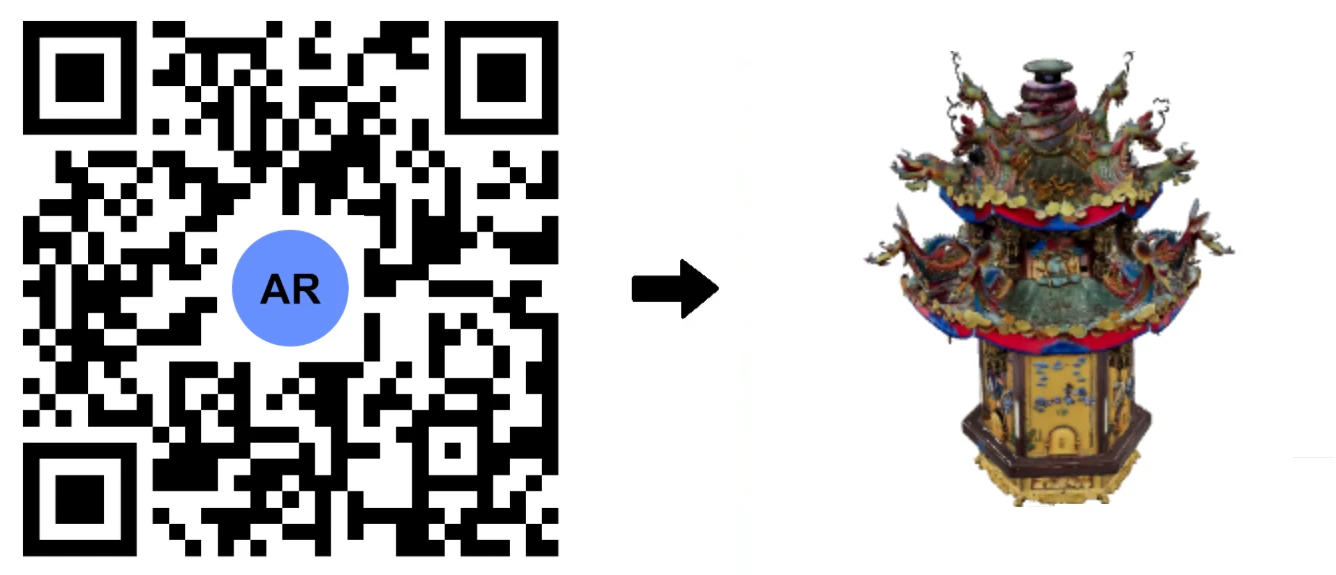 Traditional Chinese Temple – AI-Generated Architectural Model