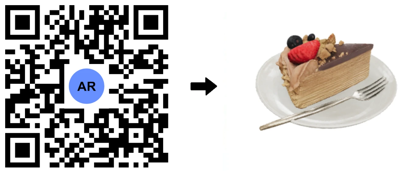 Chocolate Cake in Augmented Reality – AI-Created 3D Asset