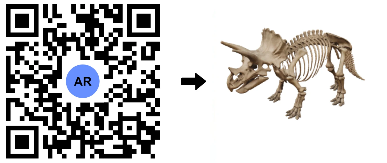 Triceratops Fossil Replica – AI-Generated Paleontology Model