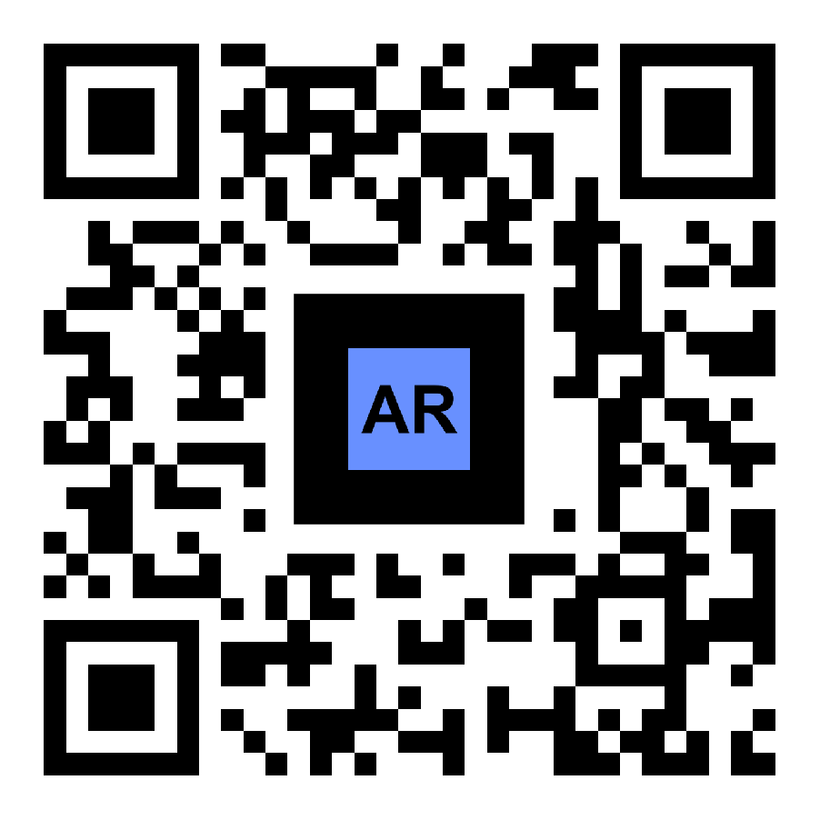AR QR code shoes advertising