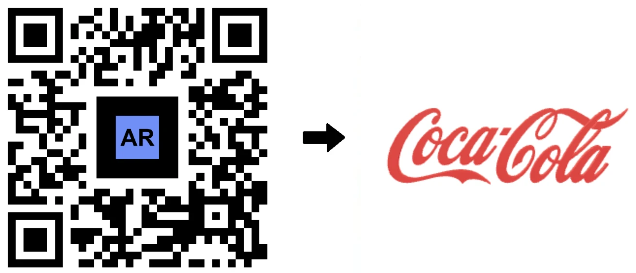 AR Logo Coca Cola
