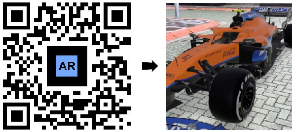 F1 AR QR Code