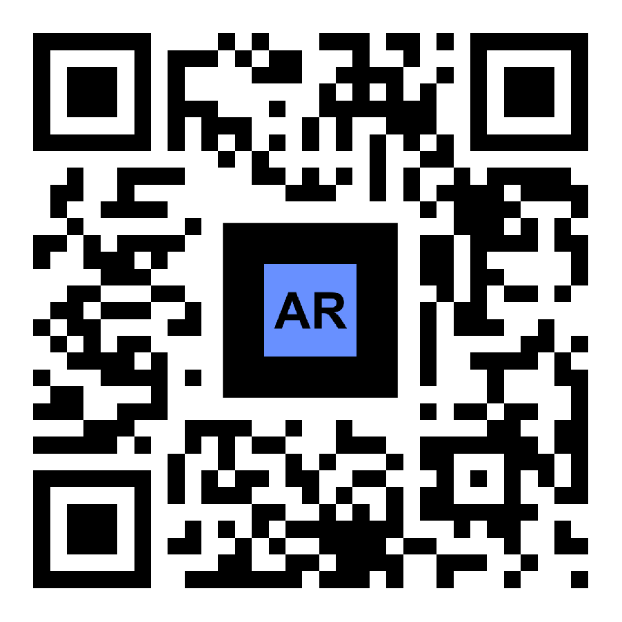 iPhone Augmented Reality AR code