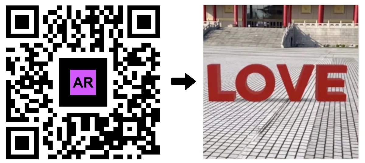 Código QR AR Love