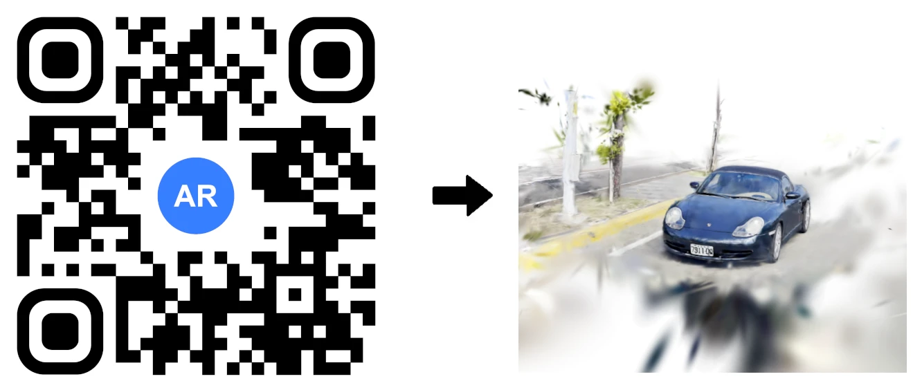 AR Splat car gaussian splatting
