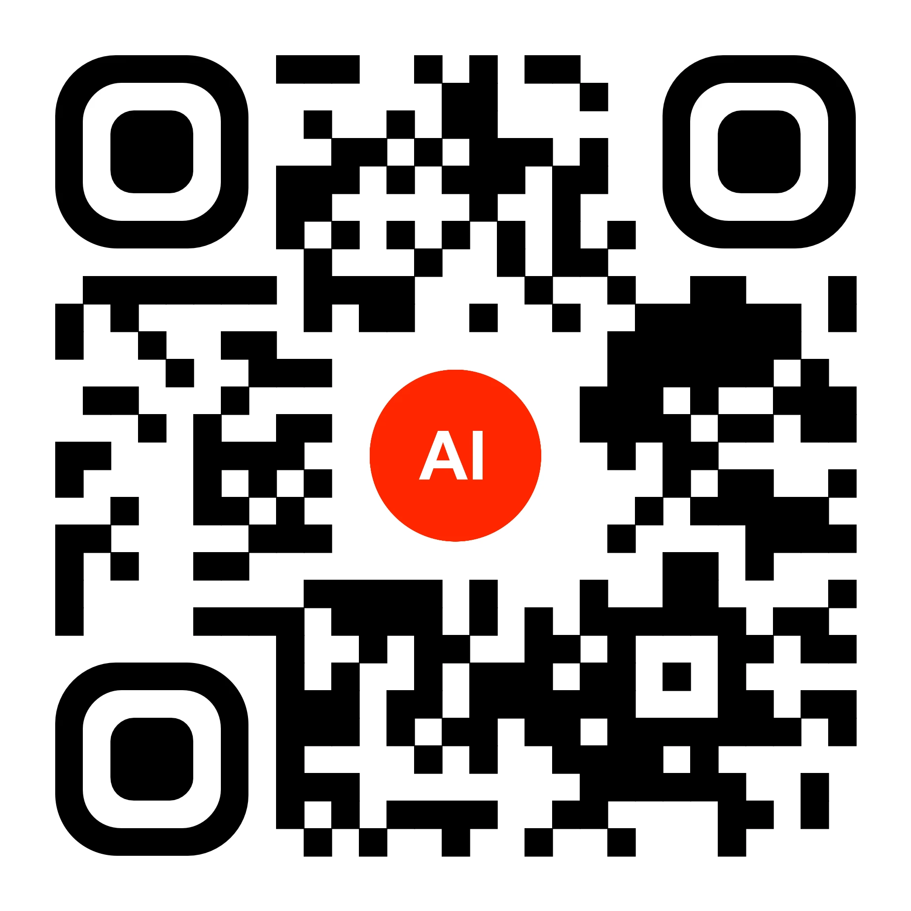 AR Code business card scan demo with an interactive augmented reality experience