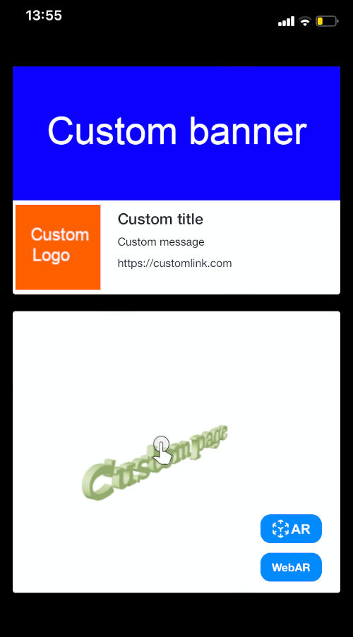 Custom page