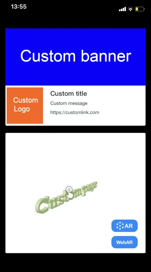 Custom page