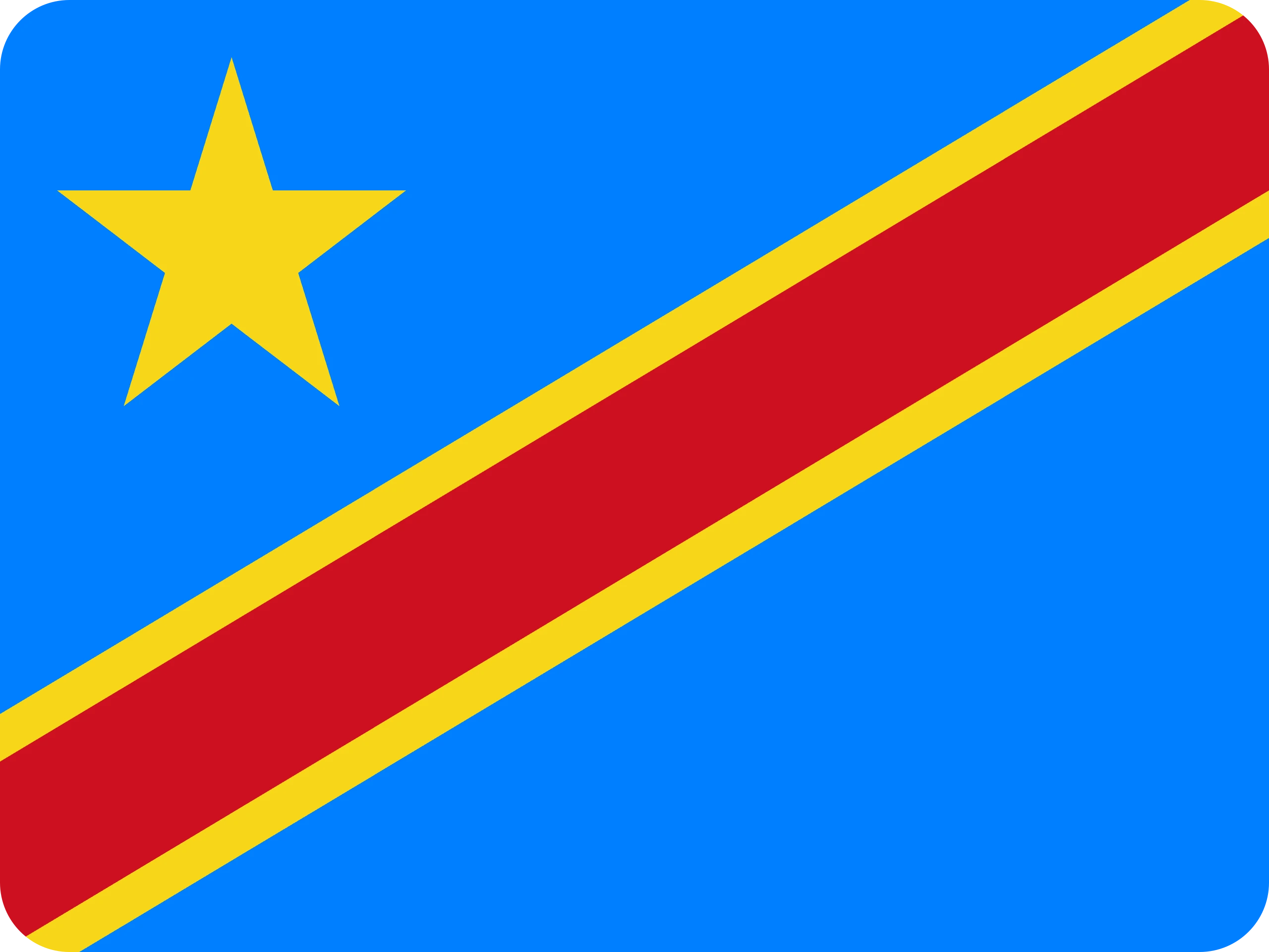 dr congo flag paint