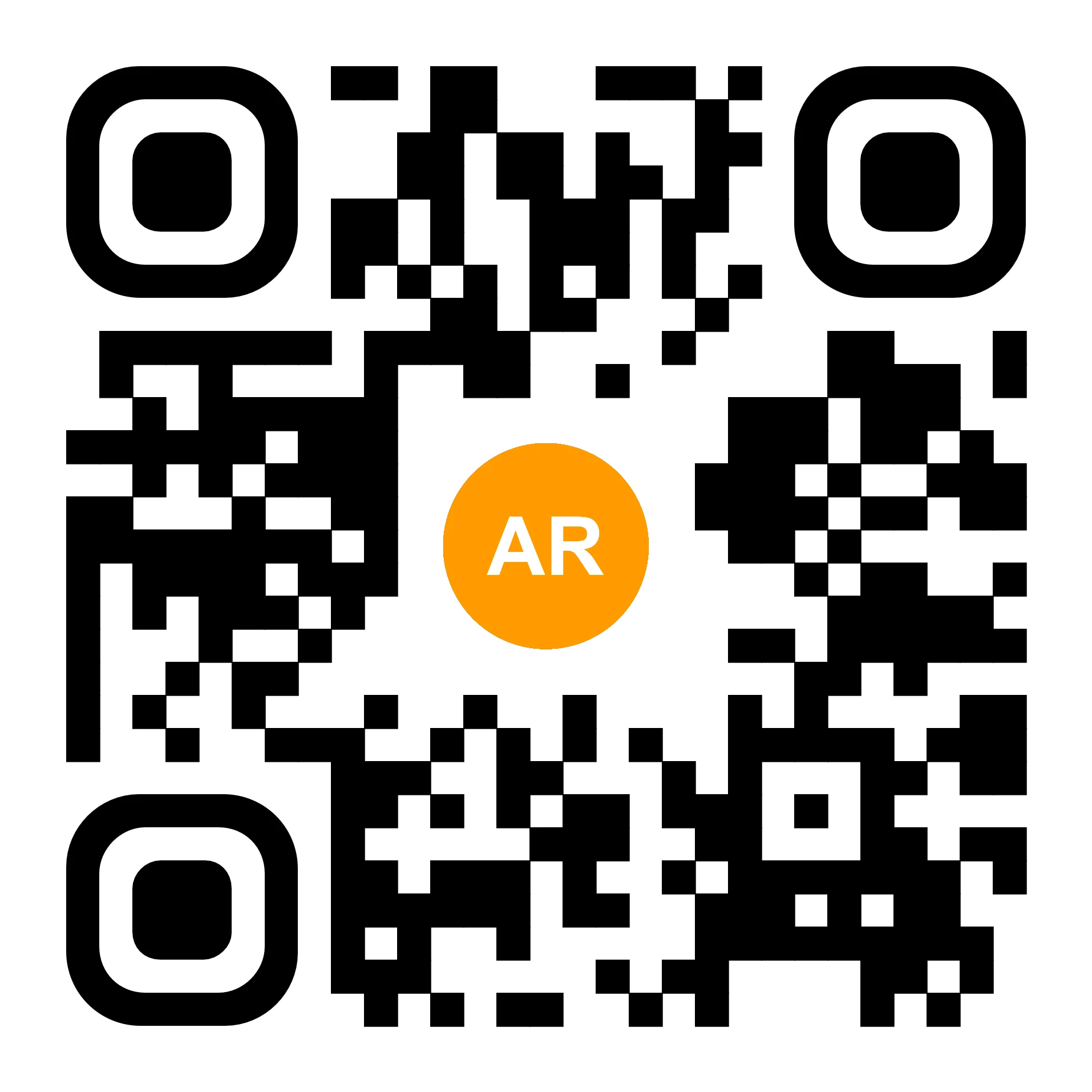 Interactive AR QR Code on an event poster and banner powered by AR Code SaaS