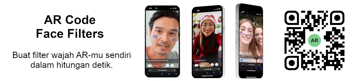 AR Code AR Face Filter
