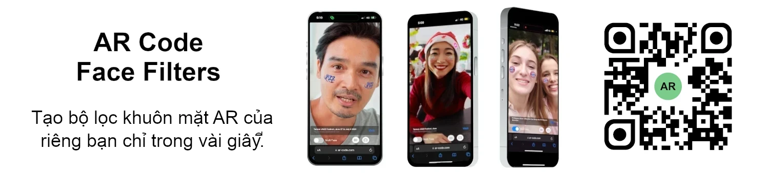 AR Code AR Face Filter