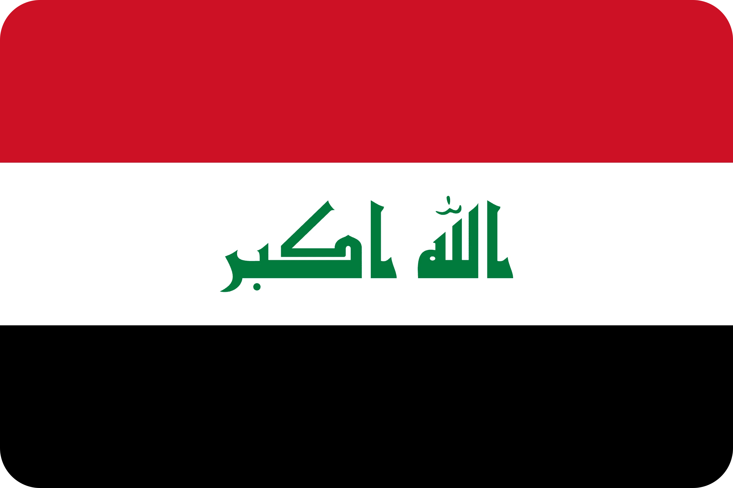 iraq flag paint