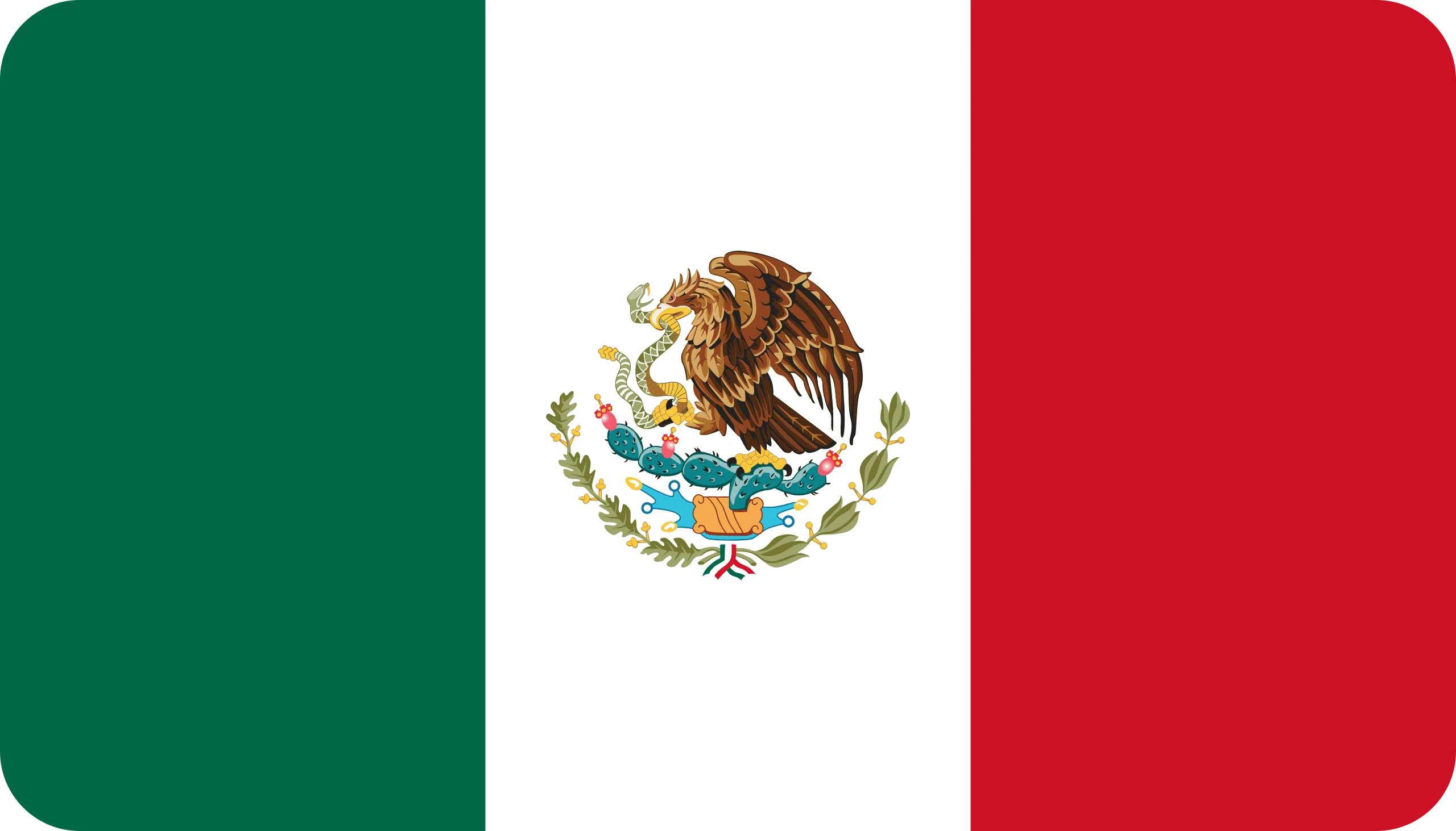 mexico flag paint
