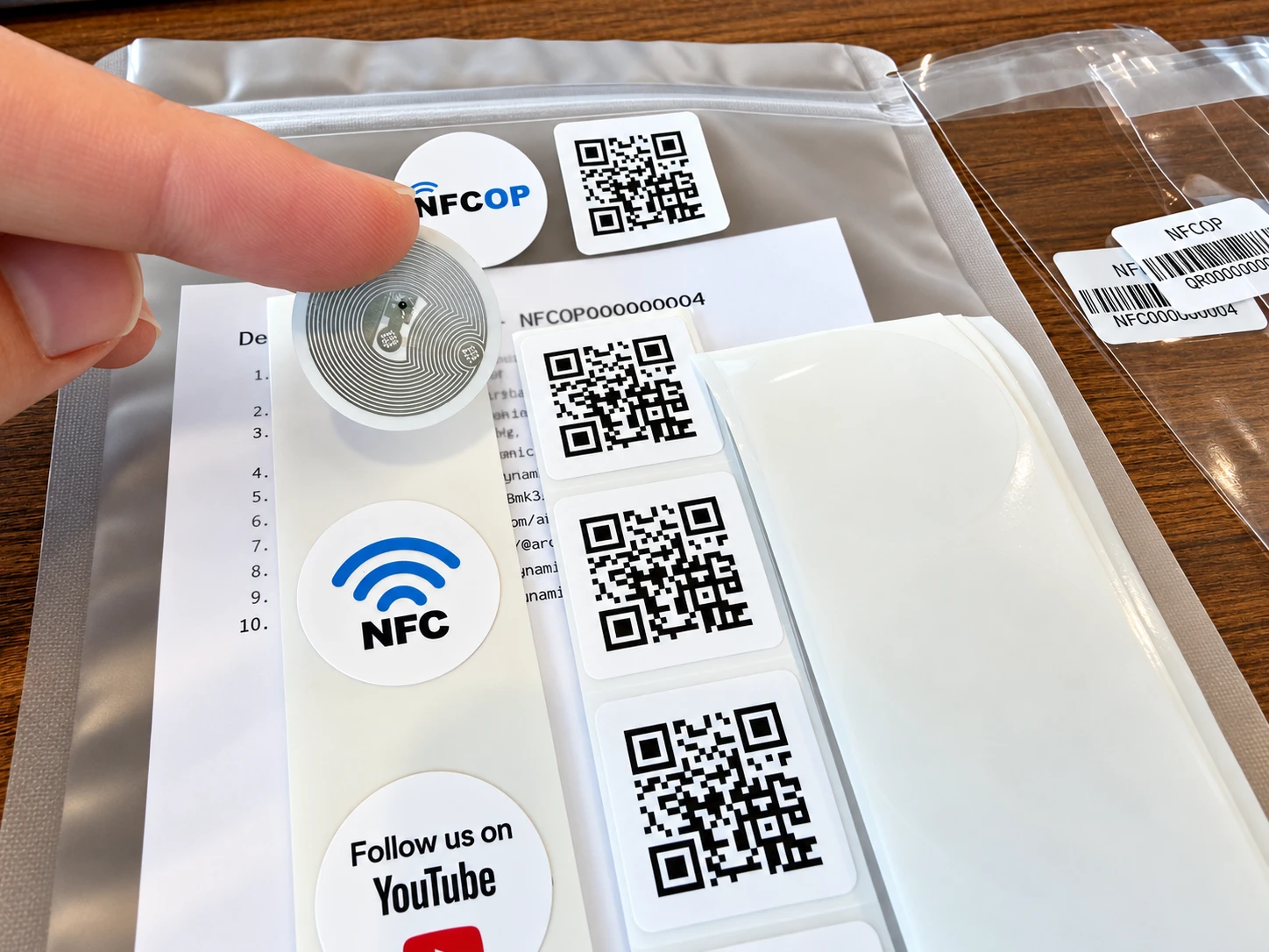 NFCOP NFC stickers QR Code