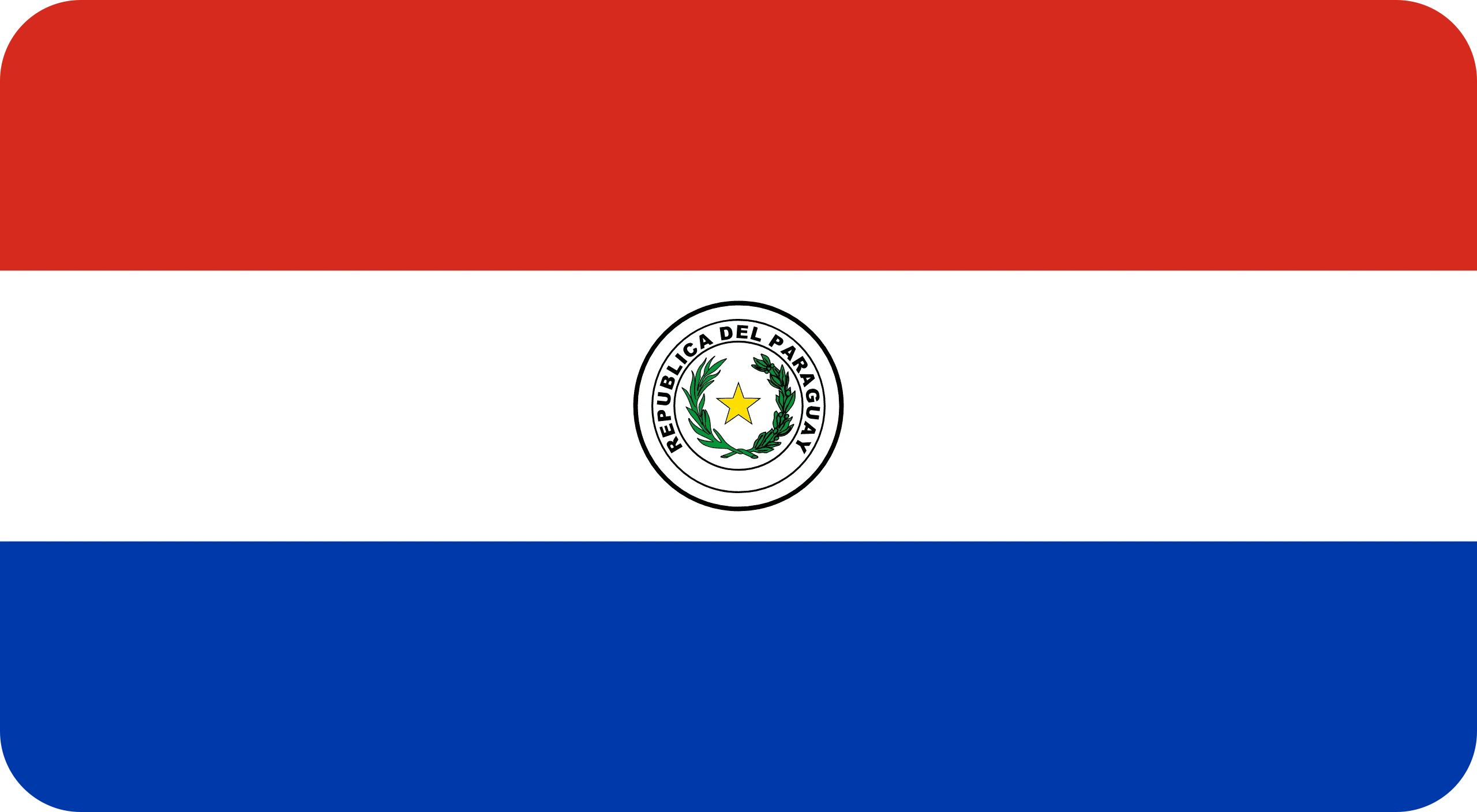 paraguay flag paint