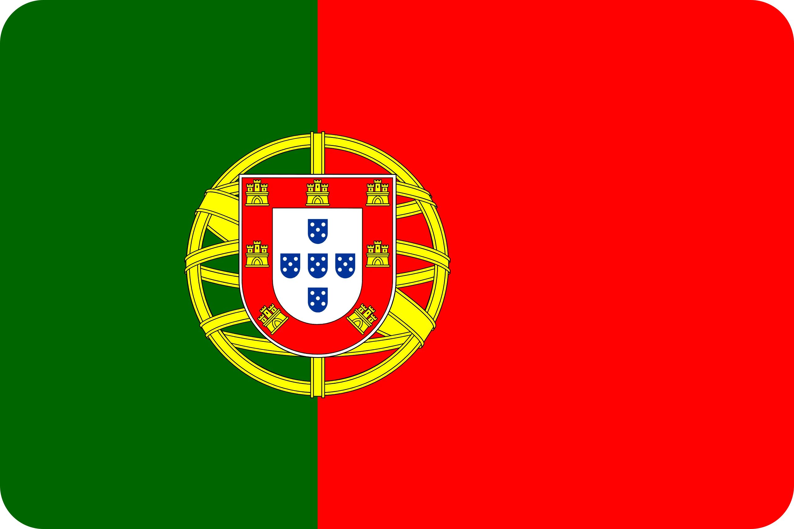 portugal flag paint
