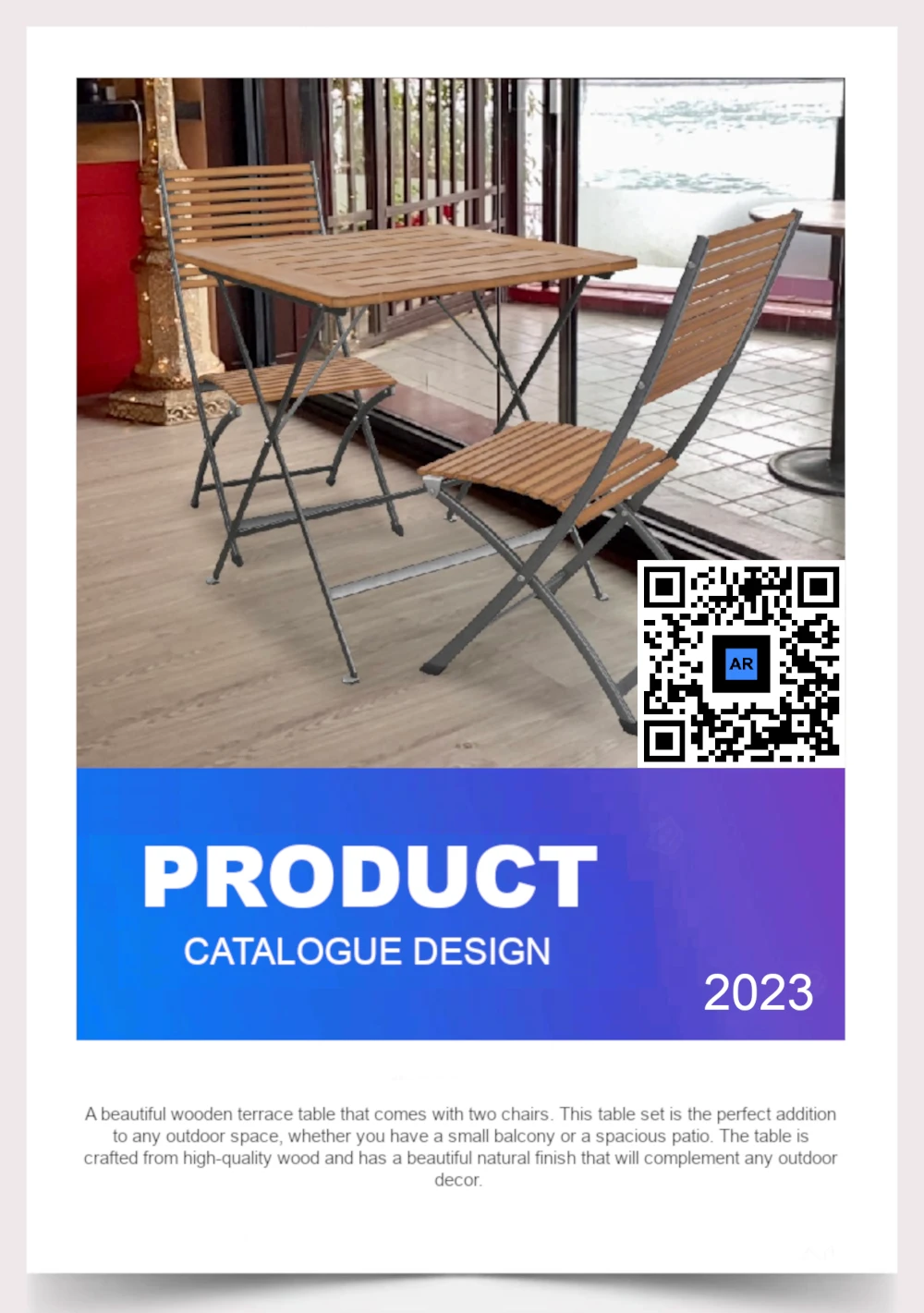 corporate product catalogue AR Code