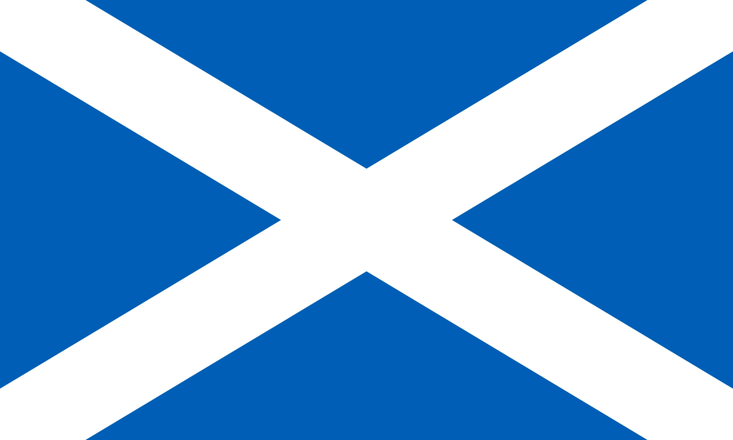 scotland flag paint